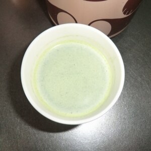 簡単　抹茶豆乳